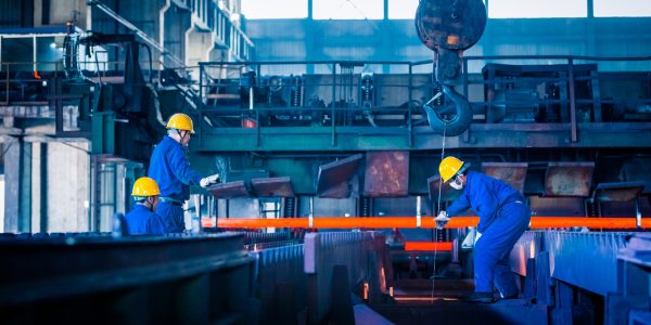 interior view of a steel factory interior view of a steel factory,steel industry in city of China.